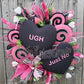 Anti-Valentine's Day 22" Wreath