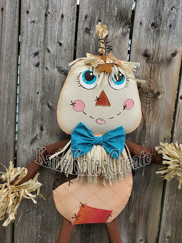 Gourdon the Scarecrow Wreath / Swag Attachment