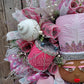 Nutcracker Pink Holiday 22" Wreath