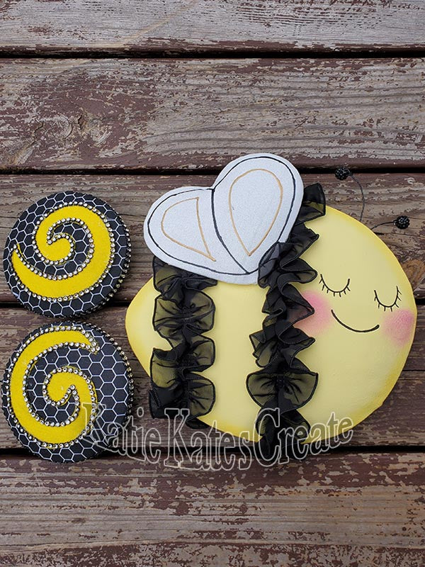 Baby Bee Wreath / Swag Attachment Set