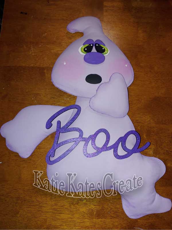 Boo the Friendly Ghost Halloween Wreath / Swag Attachment