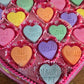 Faux Valentines Box of Conversation Hearts Wreath Attachment