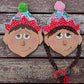 Elf Christmas Couple Wreath / Swag Attachment (Peppermint Swirl (Honey)