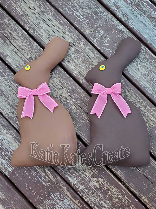 Faux Chocolate Easter Bunny