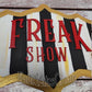 Freak Show Wooden Wreath Attachment