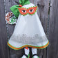 Girl Ghost Trick or Treater Wreath / Swag Attachment (Green)