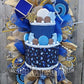 Hanukkah Cake Full Length Door Wreath / Swag