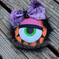 One Eyed Purple Monster Wreath / Swag Attachment Set (Female)