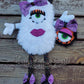 One Eyed Purple Monster Wreath / Swag Attachment Set (Female)