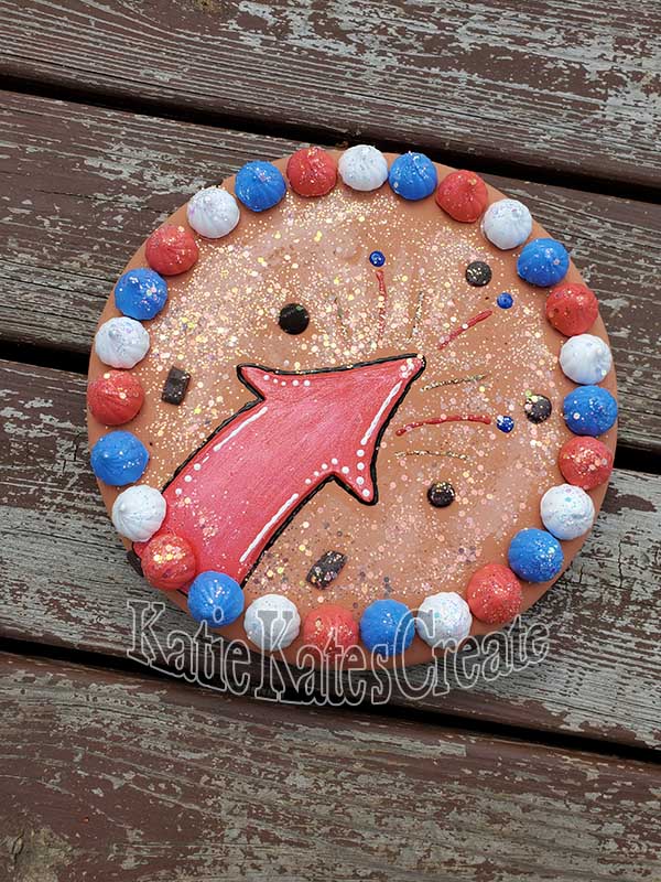 Faux Patriotic Cookie Cake Tutorial