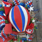 Patriotic 22" Balloon Wreath with Pie Embellishment