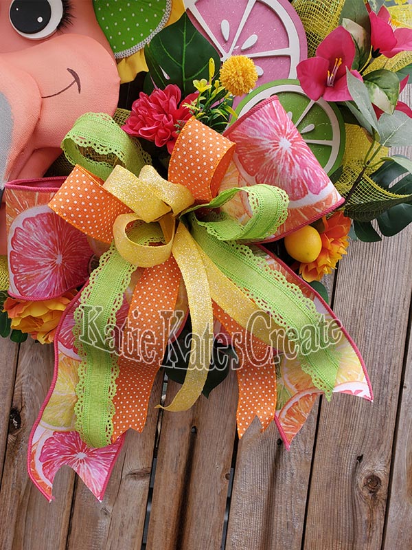 Sangria the Flamingo 22" Wreath