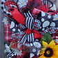 Sunflower & Ladybug Full Length Door Wreath / Swag