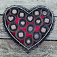 Faux Valentines Box of Chocolates Wreath Attachment (Black Trim)