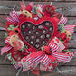 Valentine's Heart Shaped Chocolate Box 22" Wreath