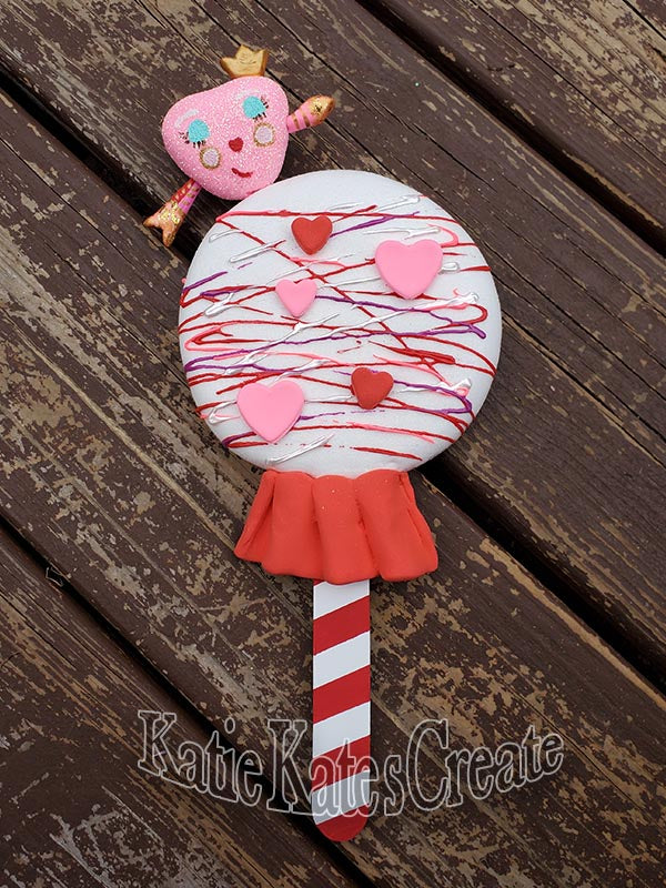 Faux Valentines 5" Lollipops Wreath / Swag Attachment Set