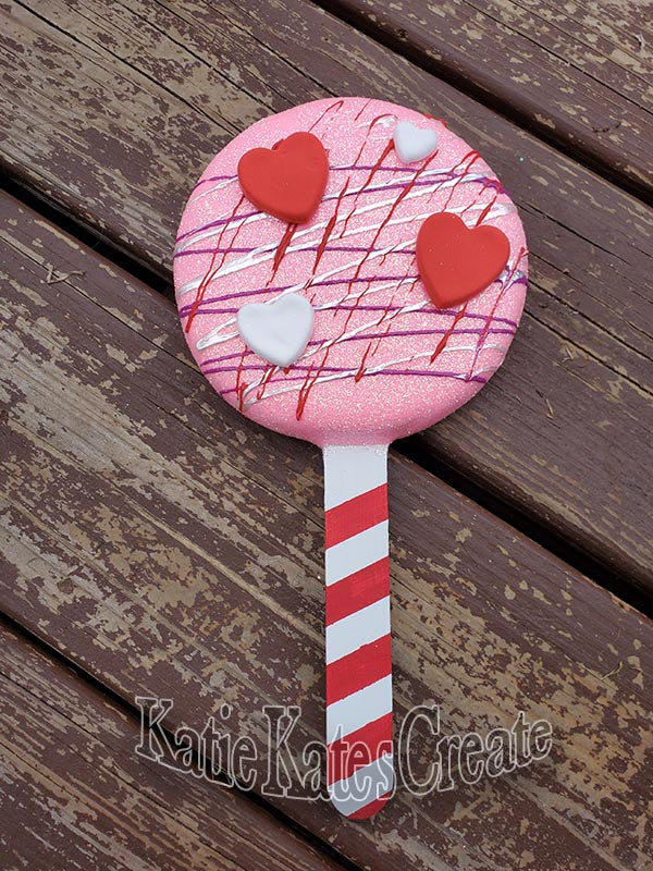 Faux Valentines 5" Lollipops Wreath / Swag Attachment Set