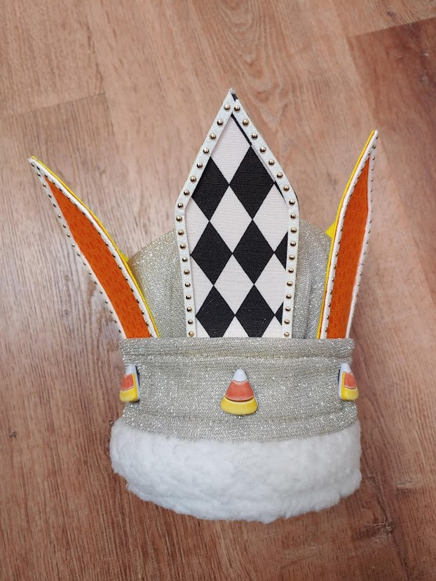 Candy Corn King Full Body Halloween Wreath Attachment Set