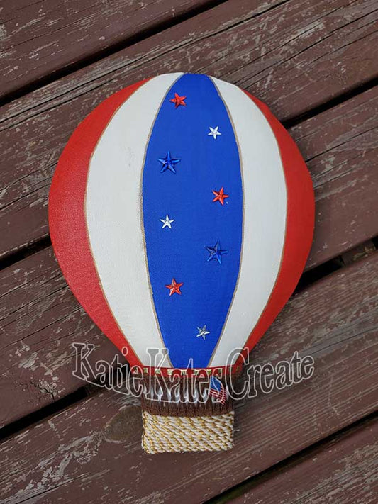 Patriotic Hot Air Balloon Tutorial