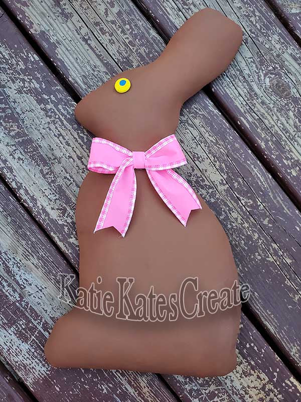 Faux Chocolate Easter Bunny