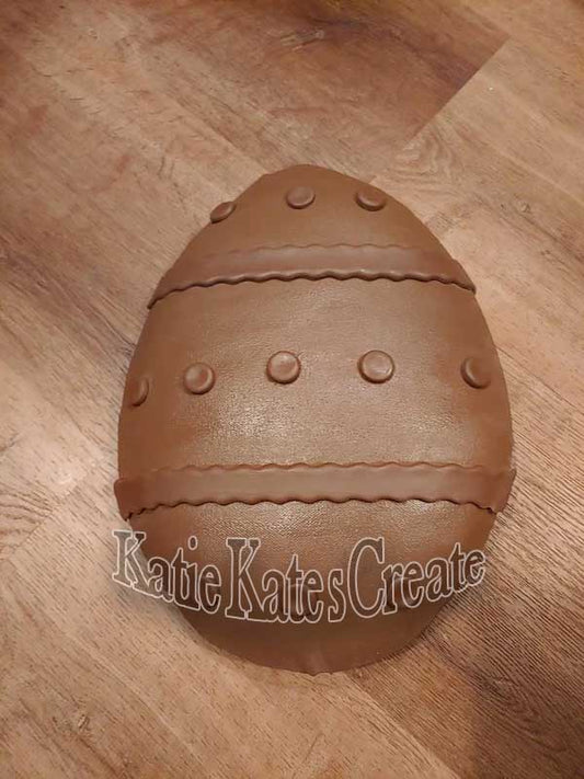 Faux Chocolate Easter Egg with Bonus Cookie Tutorial