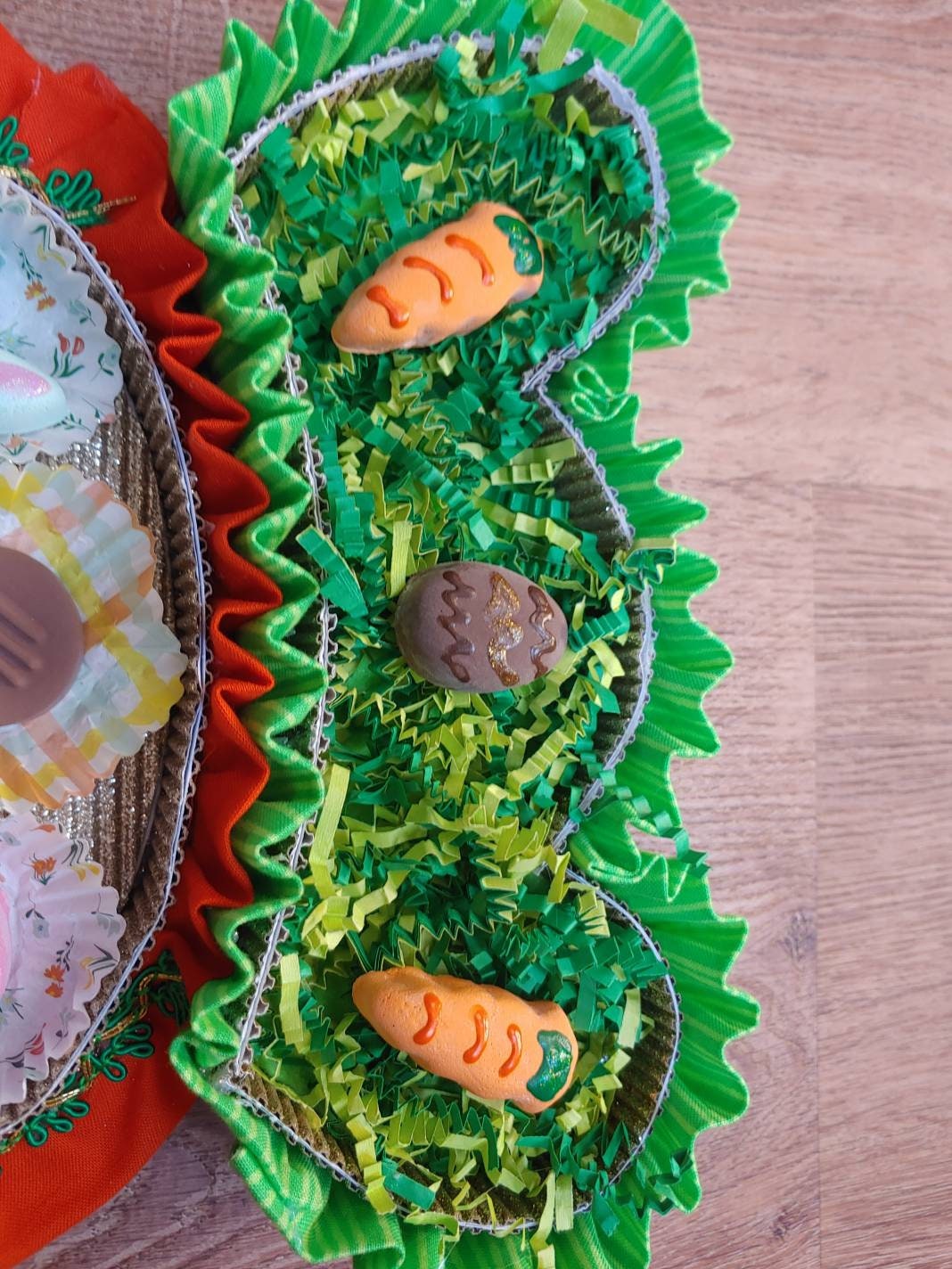 Carrot Shaped Faux Box of Easter Chocolates and Candies